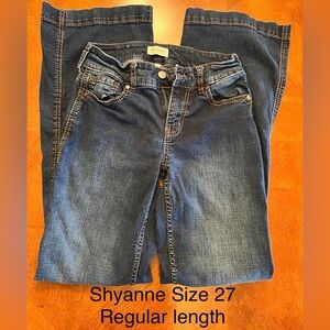 Shyanne Dark Blue Boot Cut Jeans